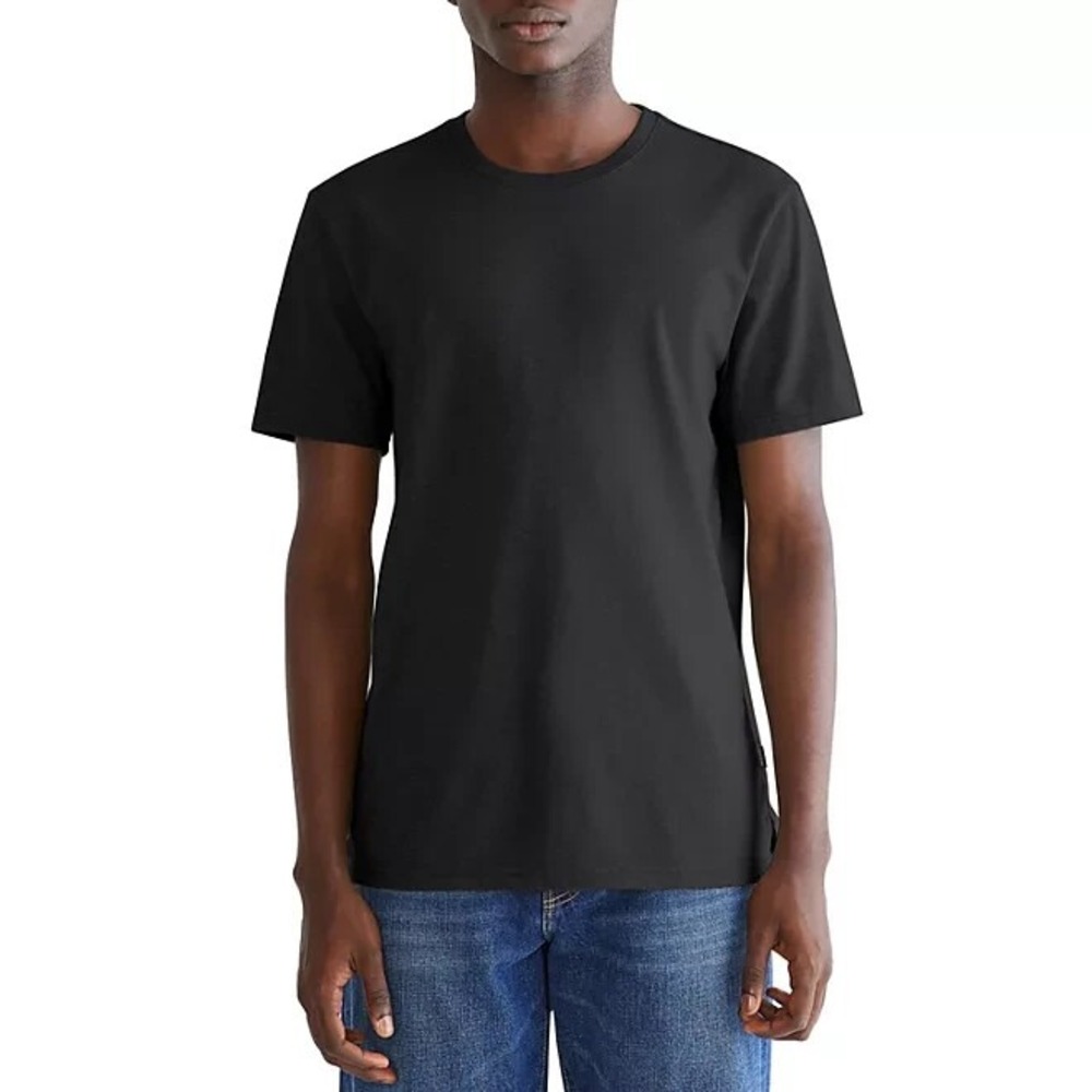 Lucky Brand Short Sleeve Jersey Tee Size L Jet Black